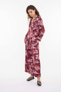 PAULINE Completo pigiama seta